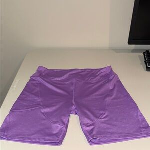 BCG Purple Women's Athletic Shorts